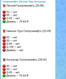 В Лесном, Нижней Туре и Качканаре закончился бензин на заправках