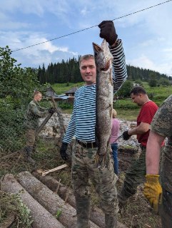 Гигантская щука найдена после паводка: необычная находка в селе