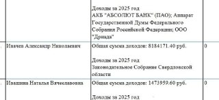 Доходы Александра Ивачева: 8,1 млн рублей за год